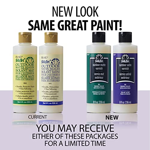 FolkArt Crafts Outdoor Sealer, Gloss Finish, 8-Ounce