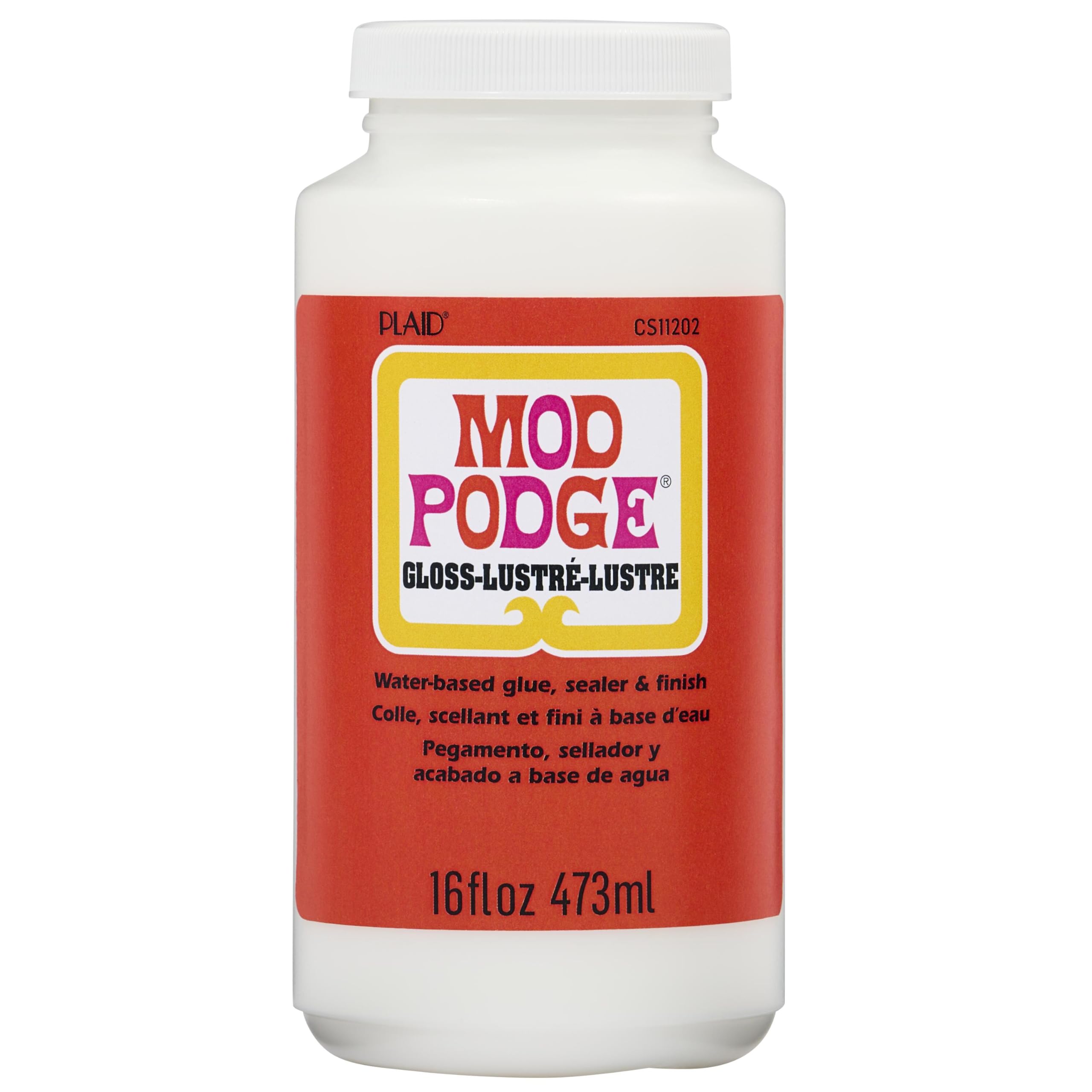 All-In-One Mod Podge Gloss Sealer - Quick Dry, Non-Toxic - 16 oz, USA Made