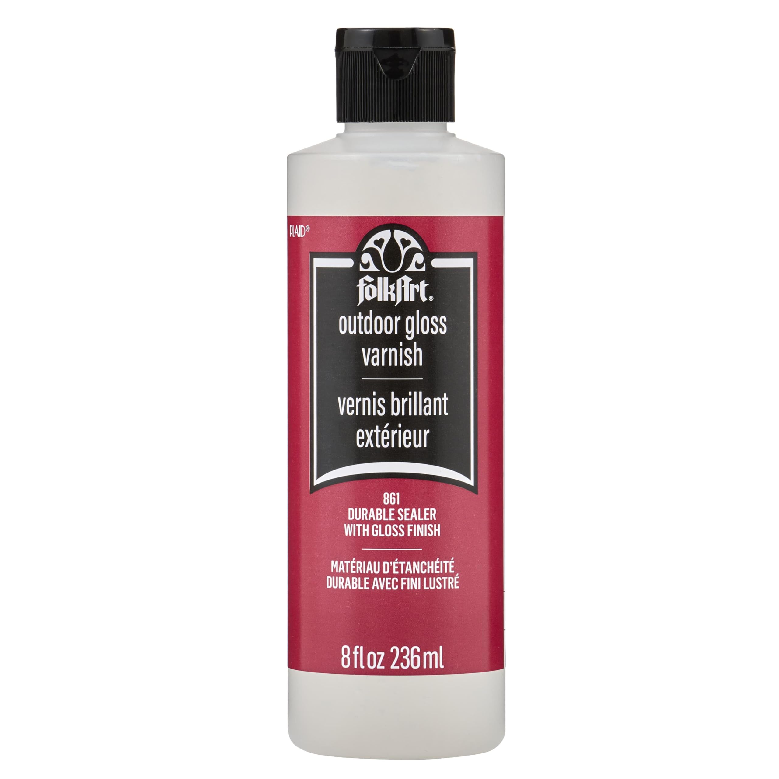 FolkArt Crafts Outdoor Sealer, Gloss Finish, 8-Ounce